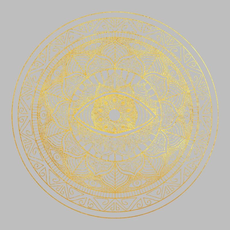Hand Drawn Ornate Mandala Third Eye