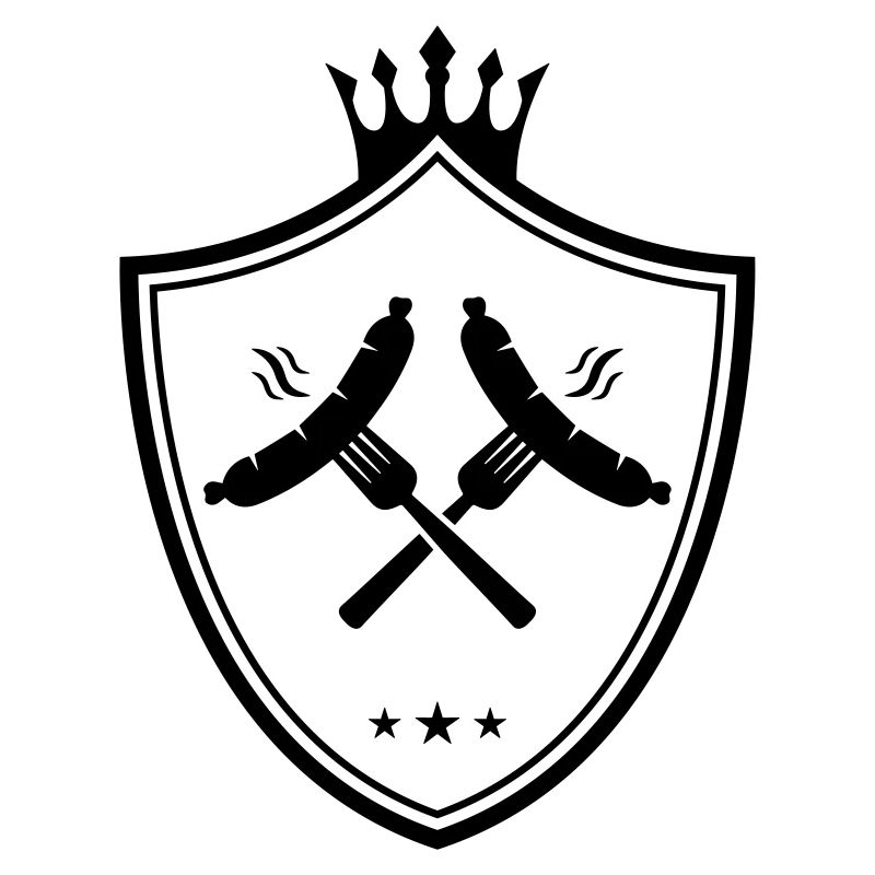 bratwurst symbole blason saucisse currywurst