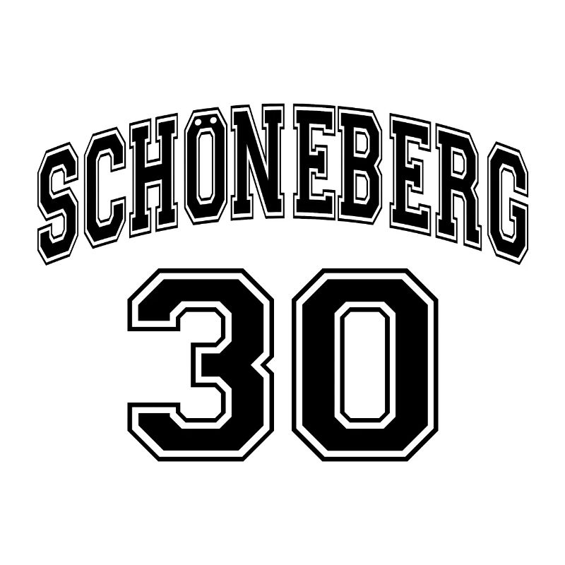 SCHÖNEBERG 30 Nostalgia Design Code postal du quartier de Berlin