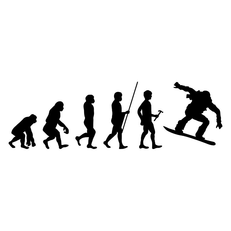Evolution Snowboard Snowboarder