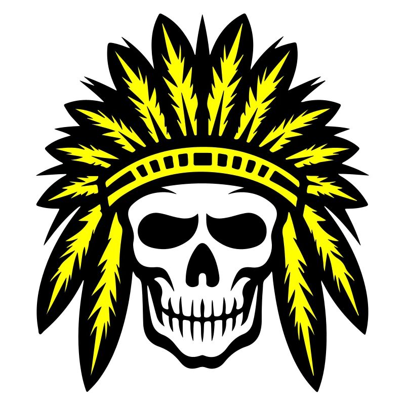 Apache Indian Chief Skull