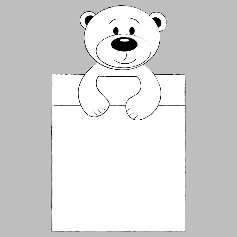 Bear in bed