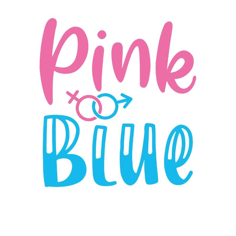 Pink Oder Blau Waren Aufgeregt, Um Dich