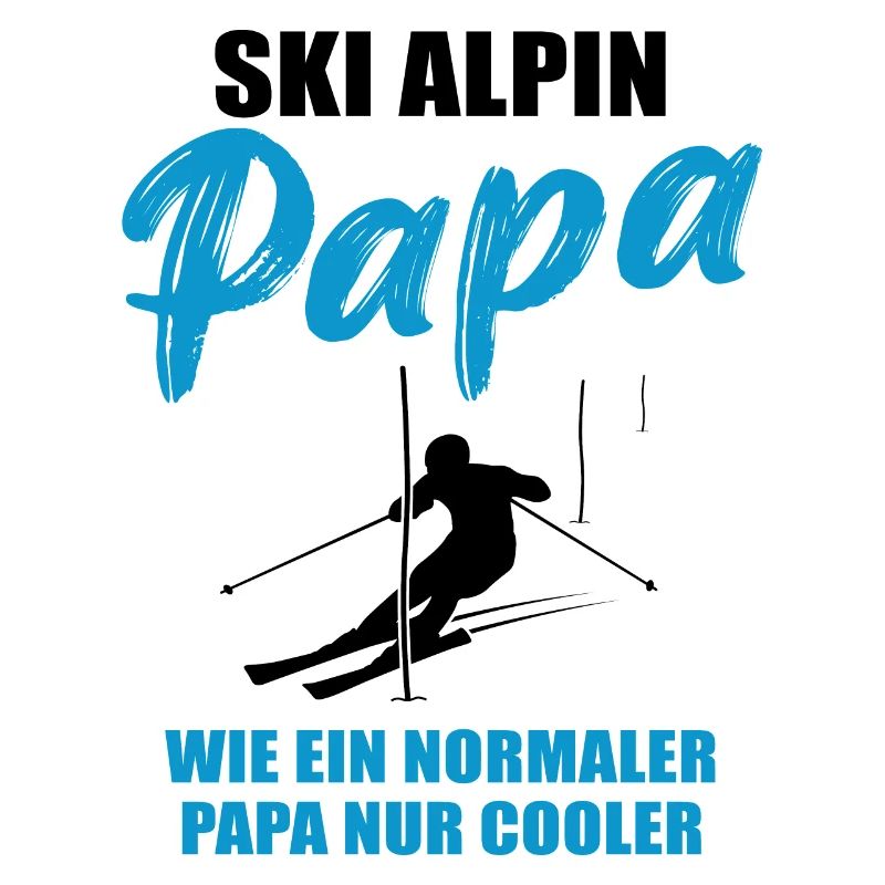 Alpine Ski Dad Gift