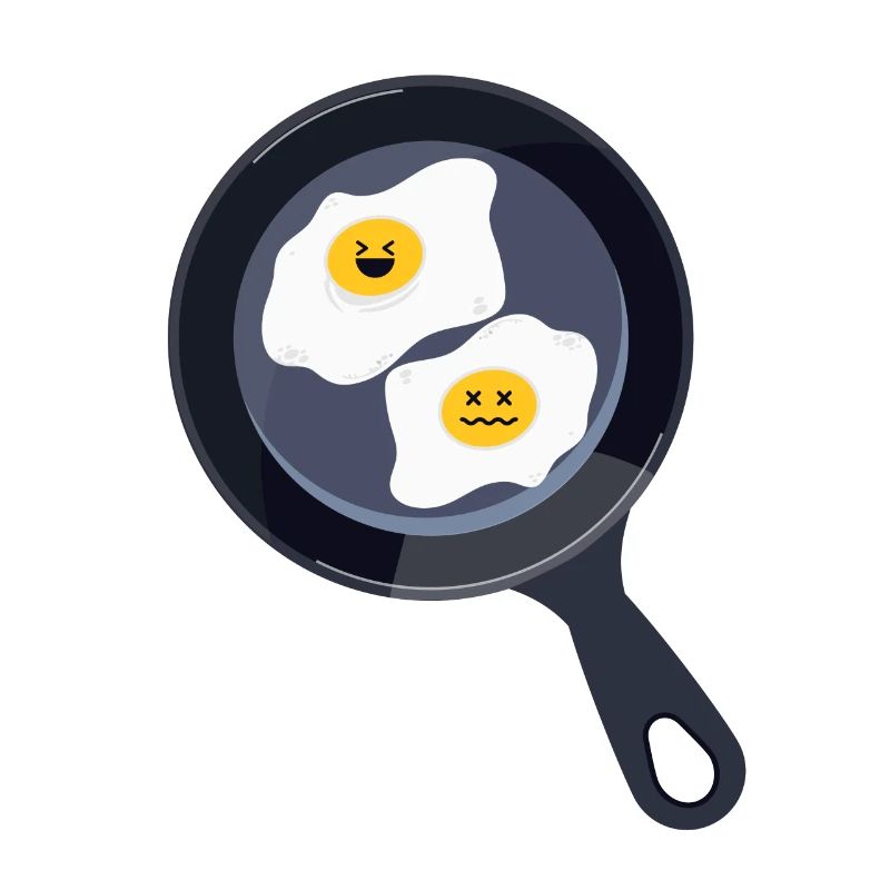 Fried eggs