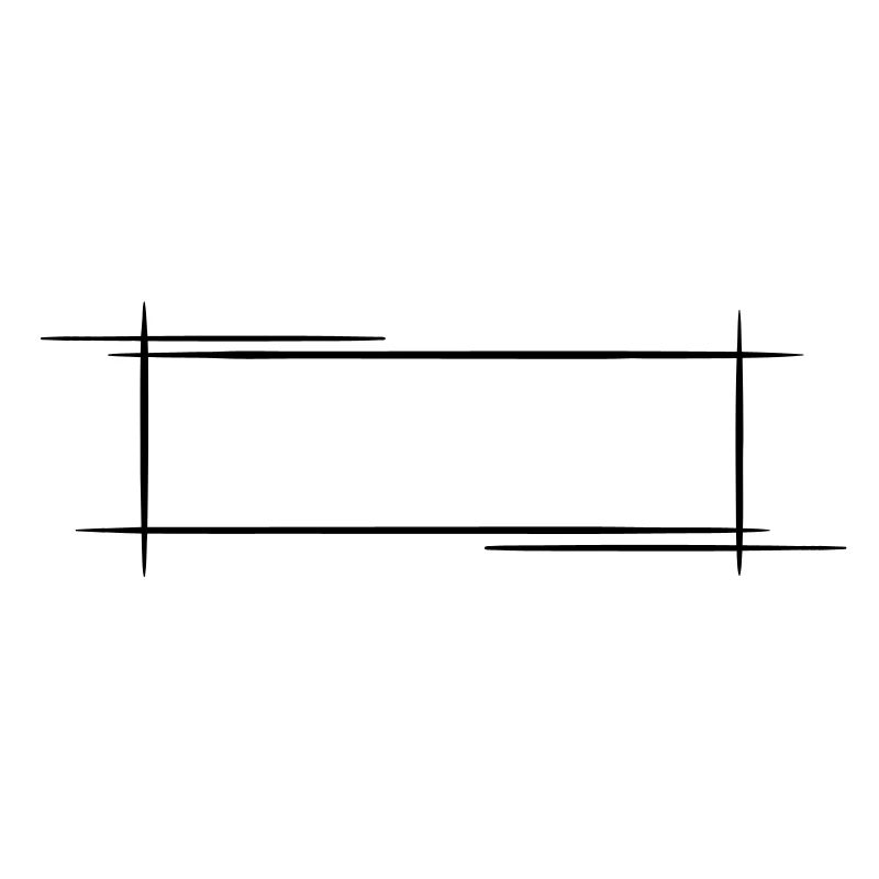 Decorative frame. Banner / Name Badge Template.