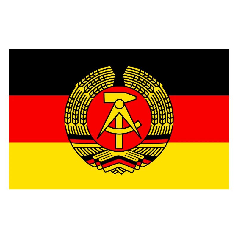 Drapeau de la RDA (stylisé)