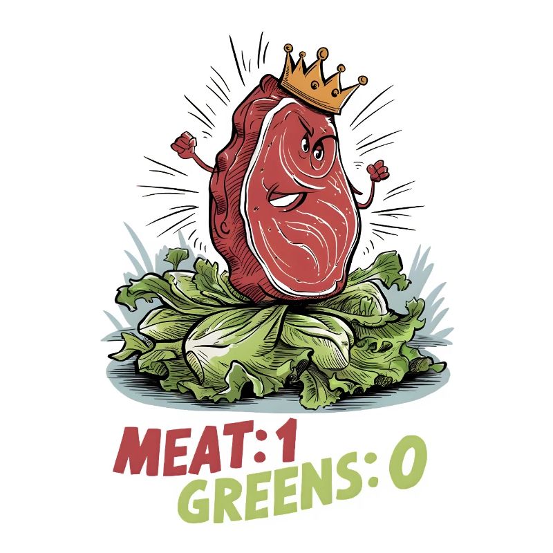 Meat 1, Greens 0