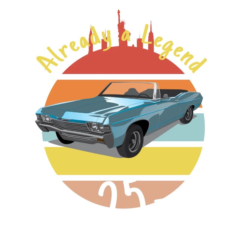 Auto Oldtimer Already Legend - 25. Geburtstag