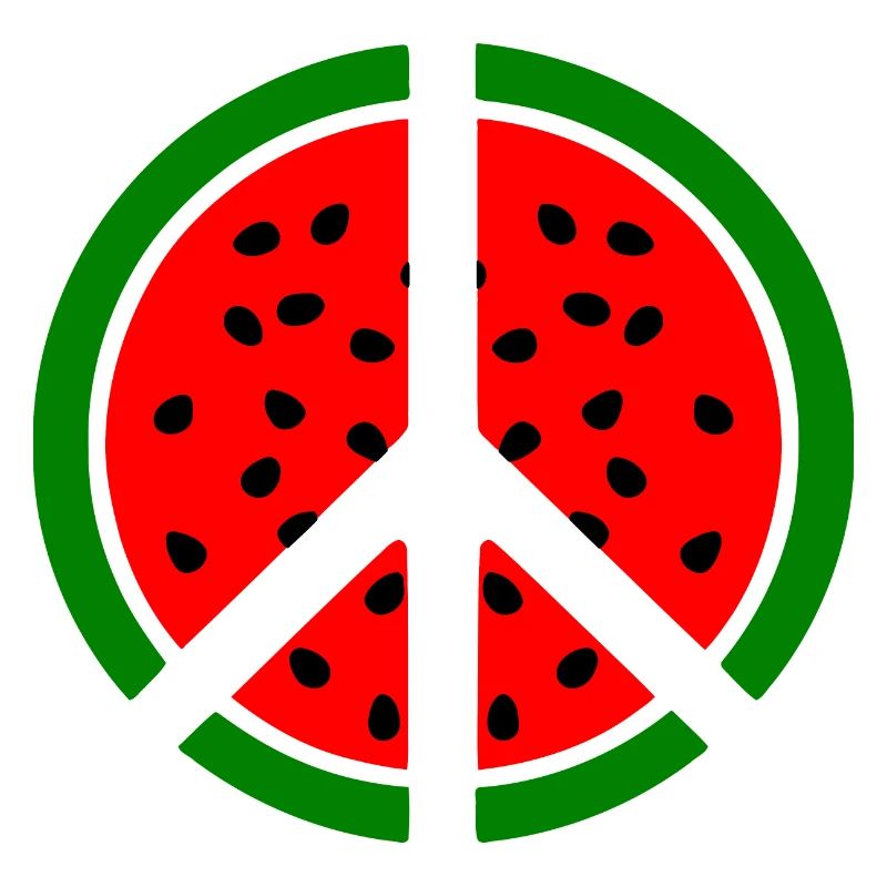 Symbole de paix pastèque