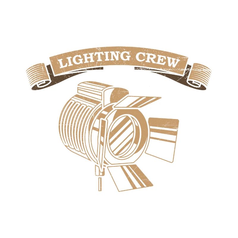 ÉCLAIRAGE CREW cadeau technicien éclairage rétro
