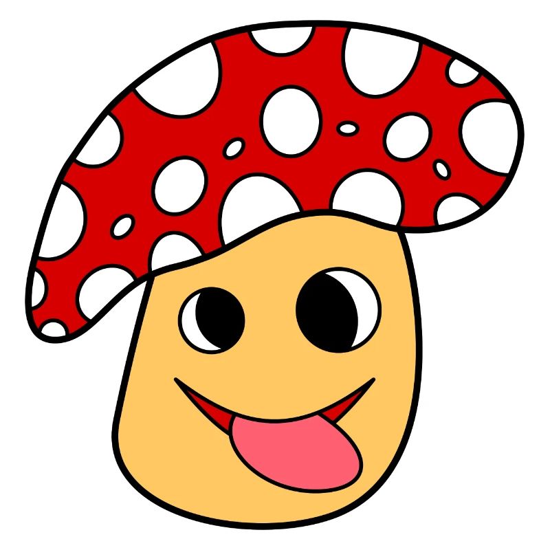 Toadstool red mushroom