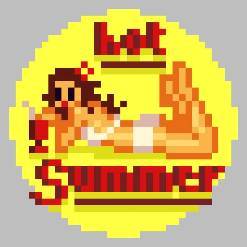 Buzzer chaud Pixel Pinup