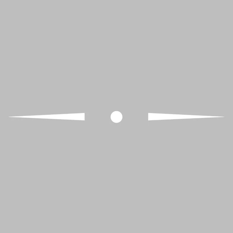 Thin header separator with dot