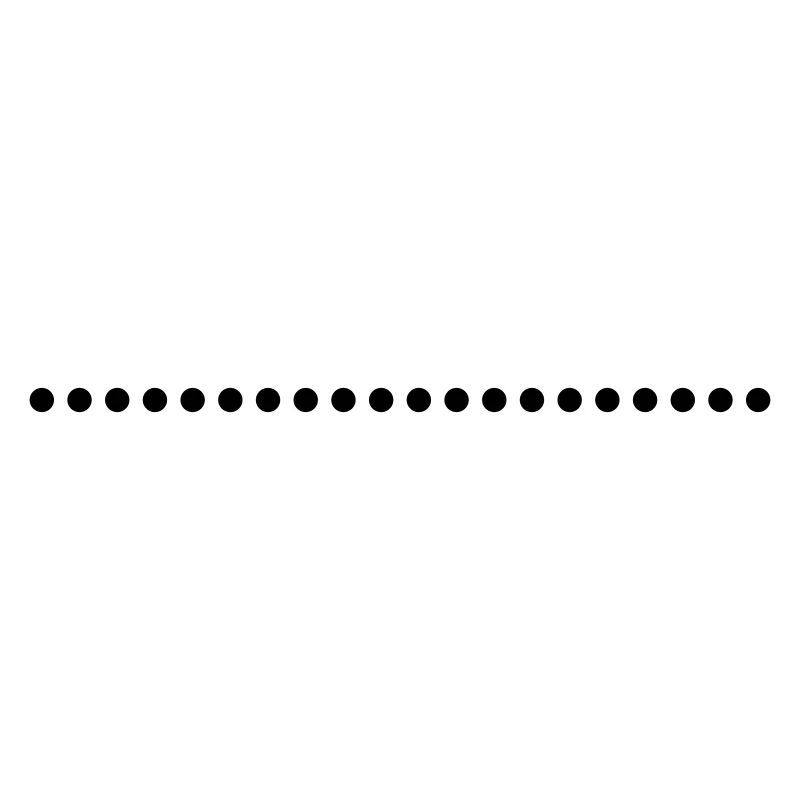 Dotted underscore to design yourself