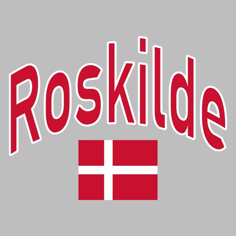 Drapeau de Roskilde Danemark