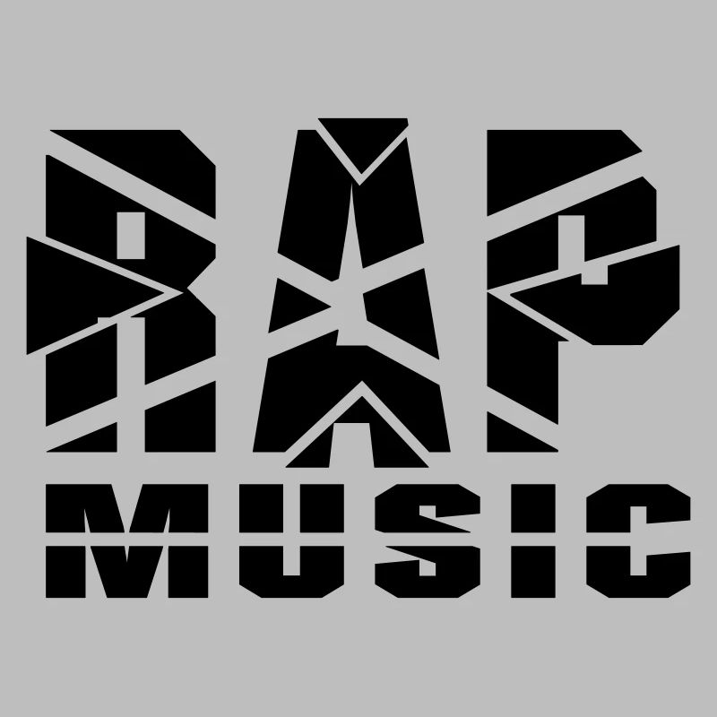 Conception de musique rap découpée