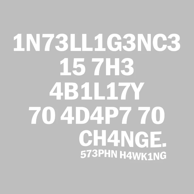 Inteligence Science Saying Physics Gift