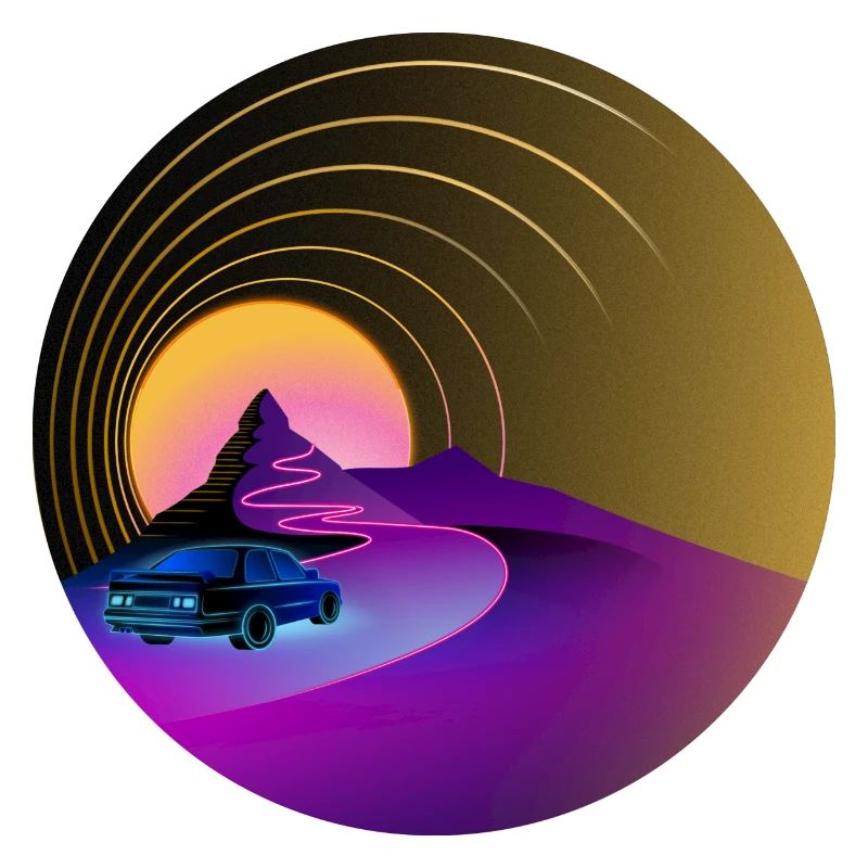 E30 - Retro - Synthwave - Style
