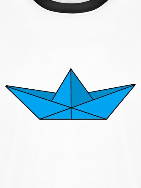 Paper ship turquoise