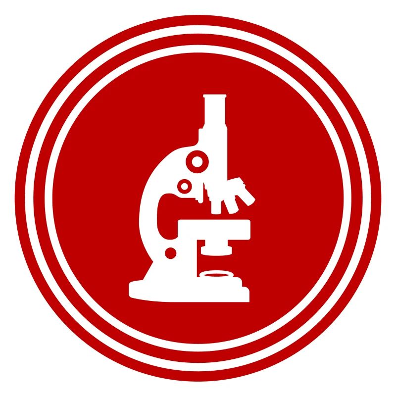 Icône d’icône de microscope