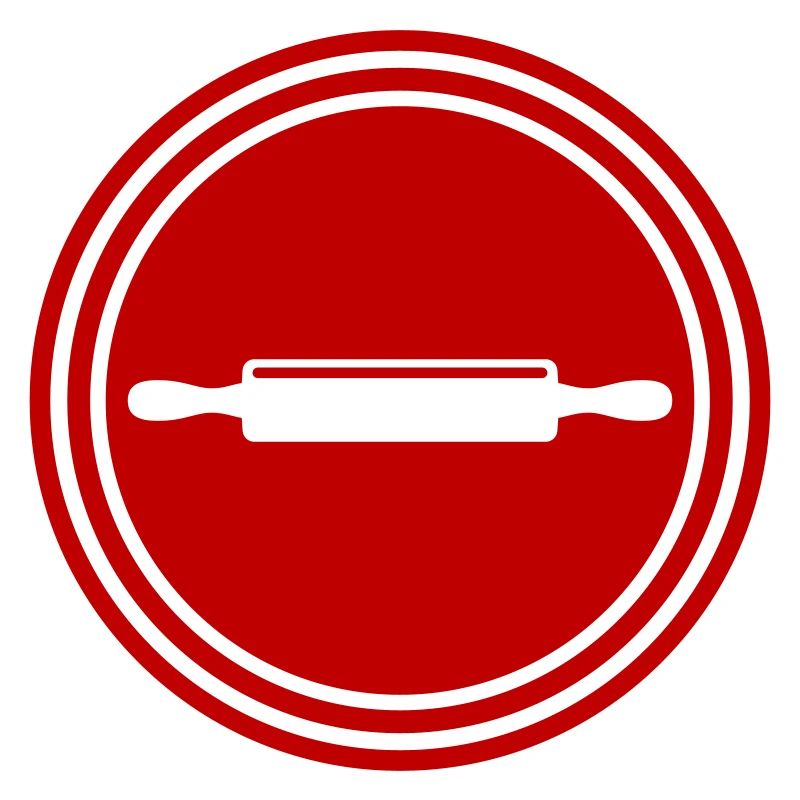 Kitchen roll icon rolling pin