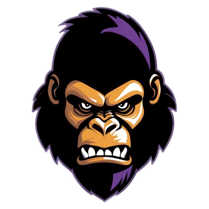 Cartoon Gorilla Kopf
