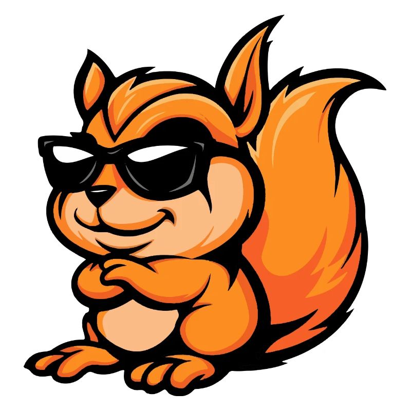 Squirrel Comic Cool