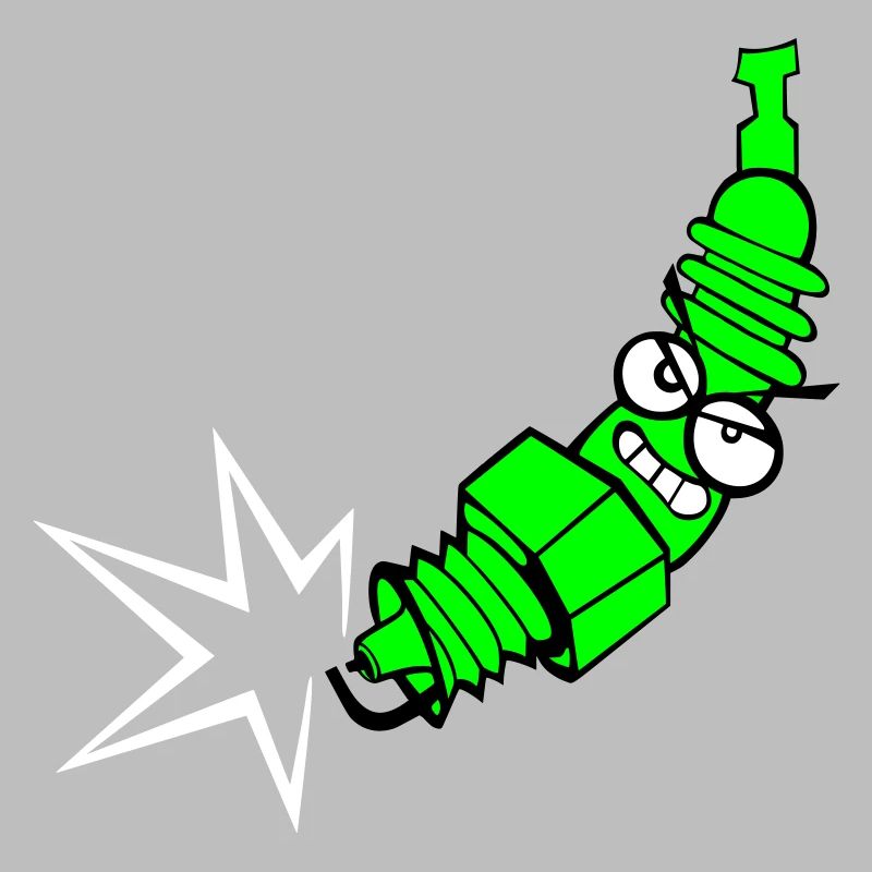 Spark plug with color changing function