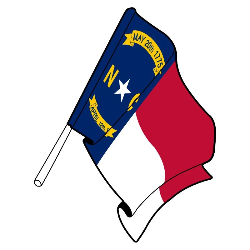 Drapeau de la Caroline du Nord