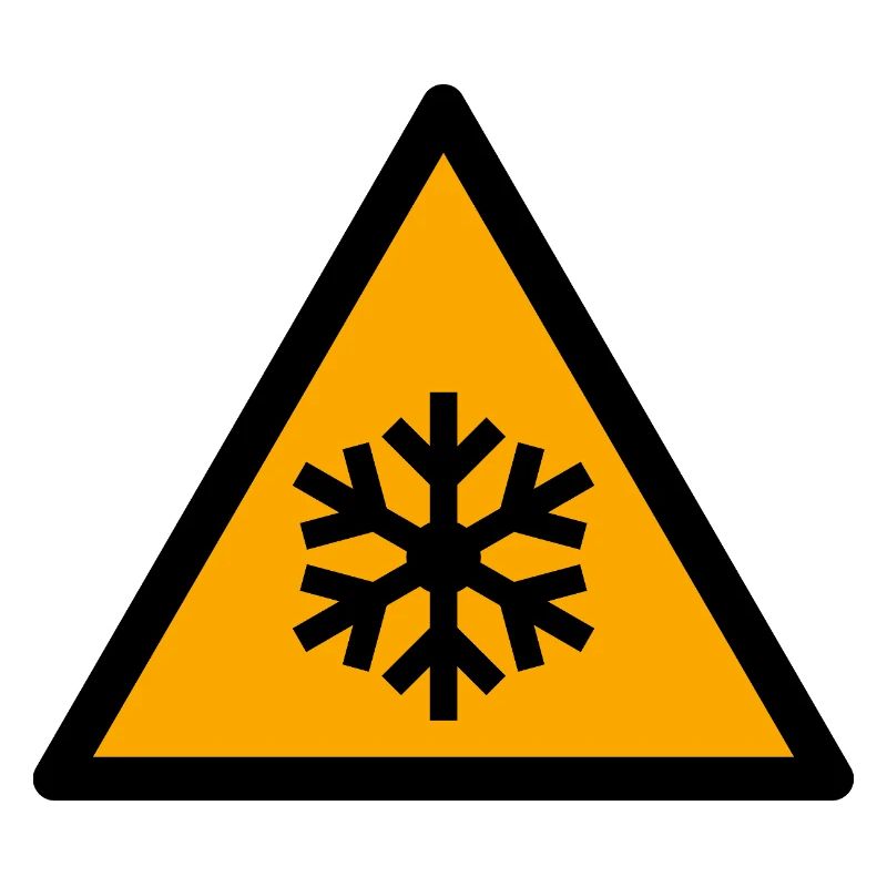 Glacé | Flocon de neige en triangle