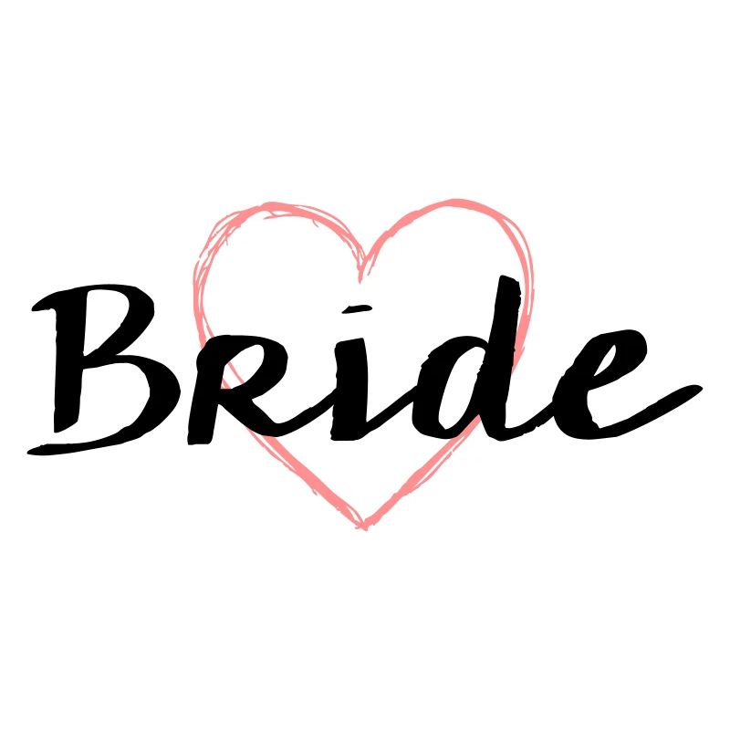 Bride Herz Junggesellenabschied Hochzeit