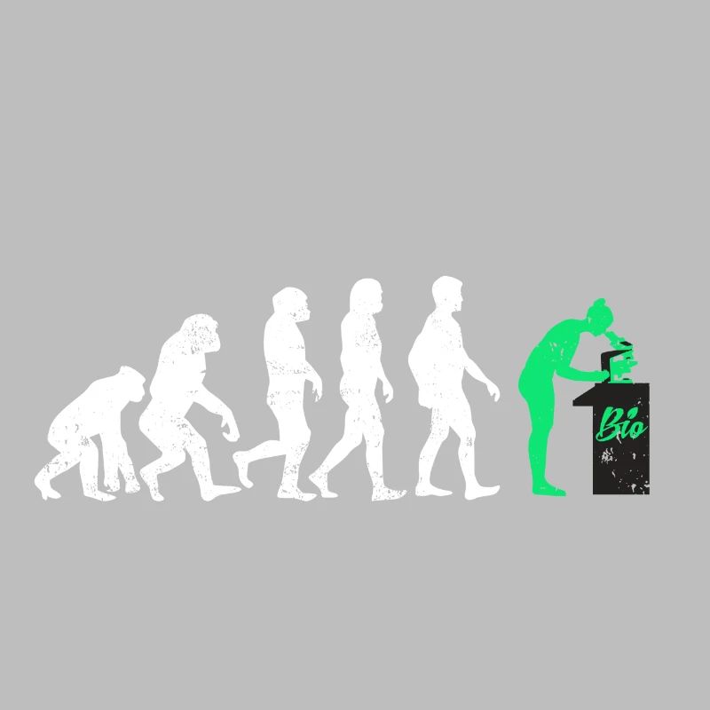 Biologist evolution gift profession biology micro