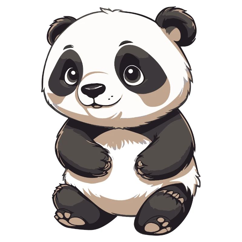Panda mignon - Conception d’animaux