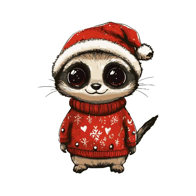 Bande dessinée de Noël de suricate