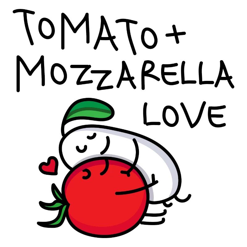 Tomato and mozzarella pair (b)