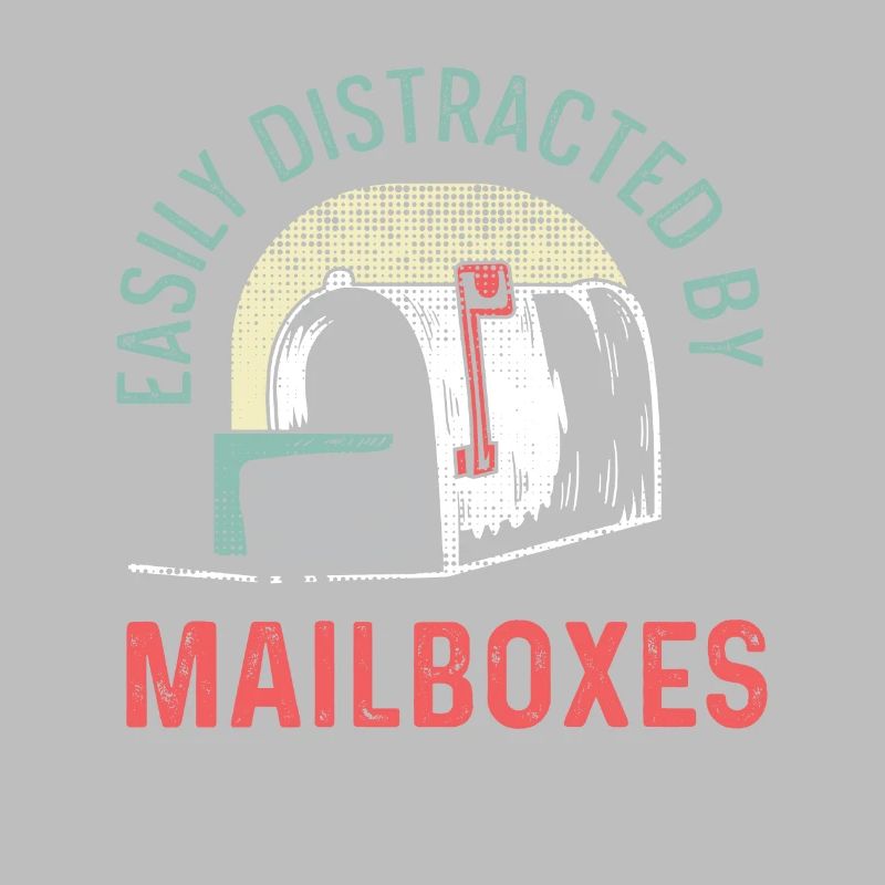 Distracted by mailboxes Committed worker Ges