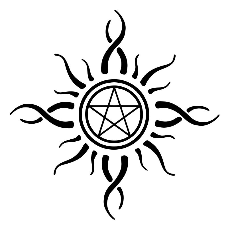 pentagram gothic pagan