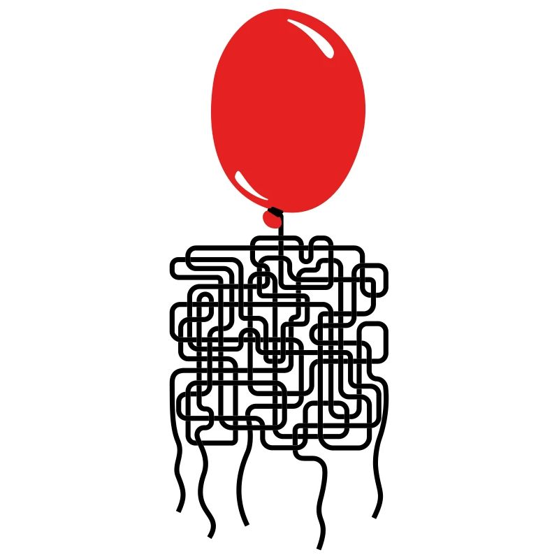 Balloonyrinth Balloon Thread Labyrinth