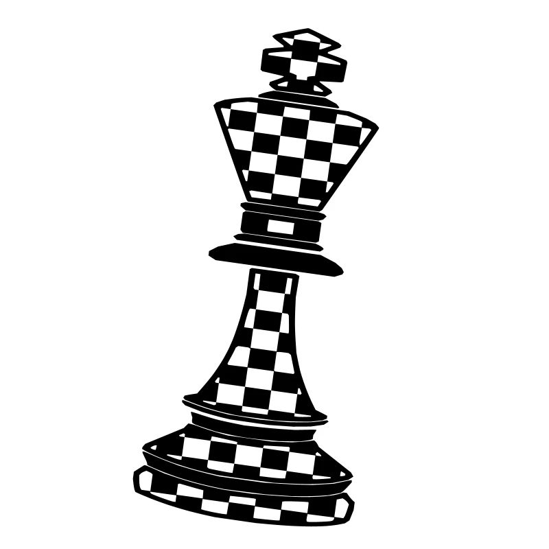 Roi d'échecs plaid
