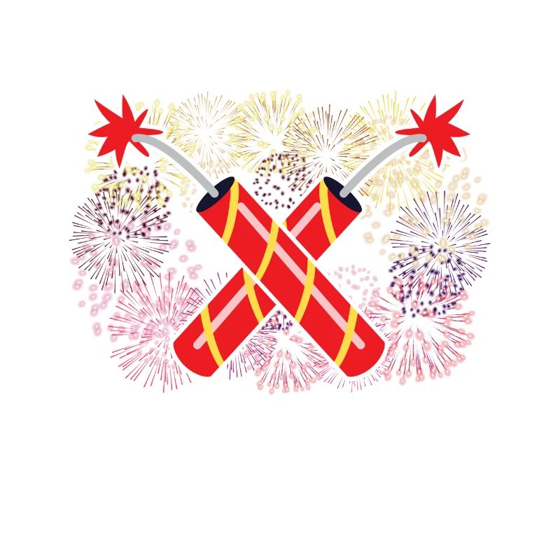 Team light and run pyrotechnics firecrackers fireworks