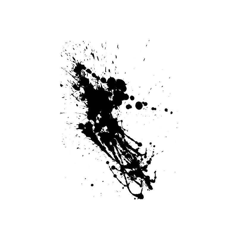 taches de couleur noire