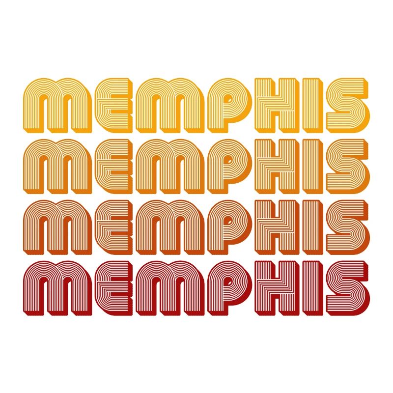 Memphis Gradient Block Pattern