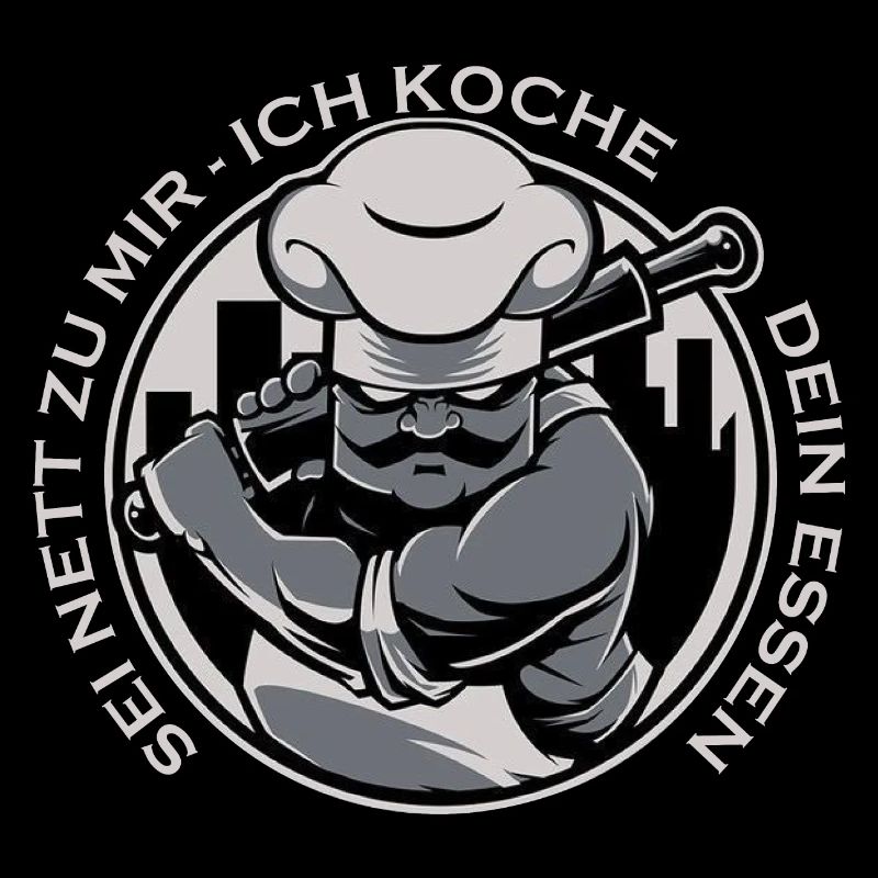 Kochender Chef Logo mit Messer