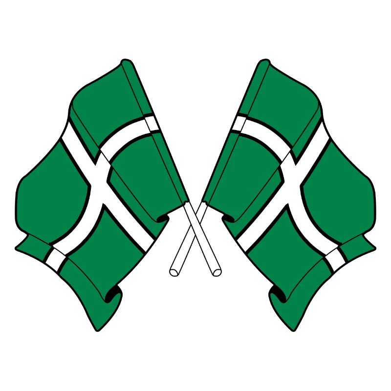 Drapeaux croisés du Devon