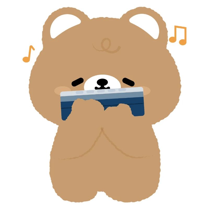 Brown Bear Harmonica