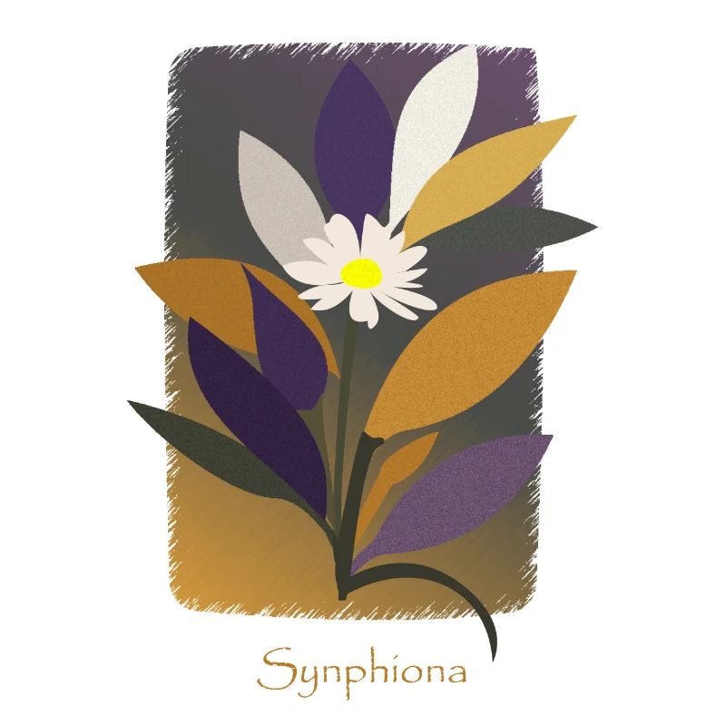 Fleur de Synphonia aux Couleurs Chaleureuses