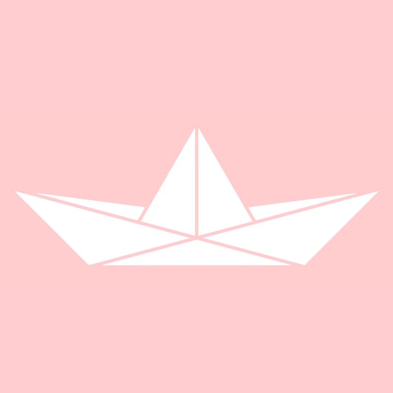 Papierschiffchen / Papierschiff / Papierboot