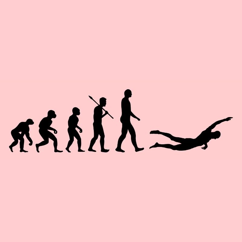 Human Evolution Swimmer