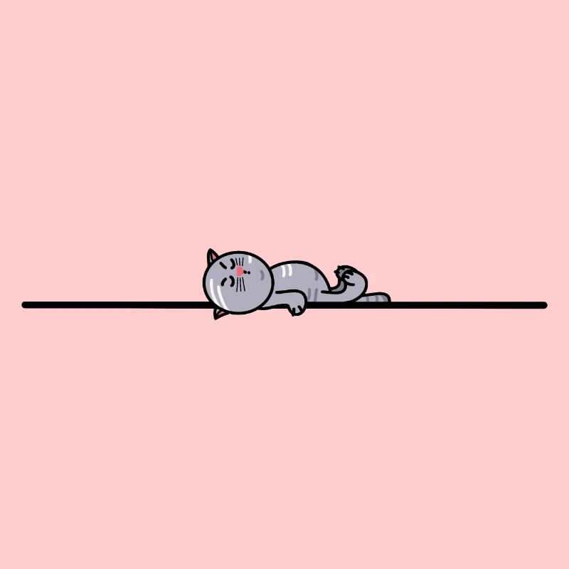 Tired cat